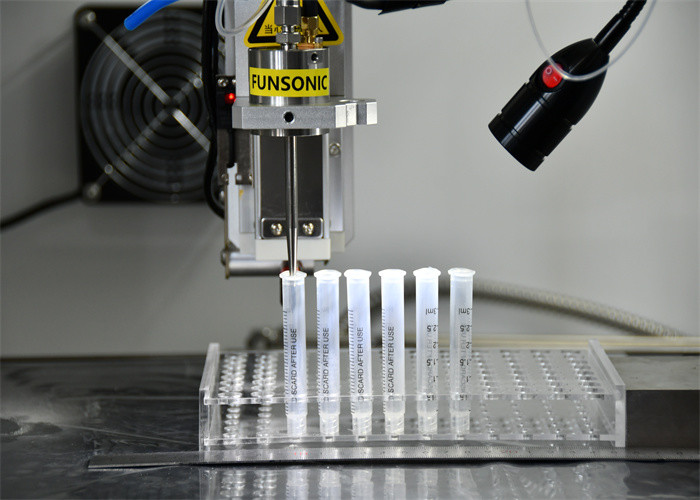 Production Line For Syringe Ultrasonic Spray Coating Technology For Blood Collection Vessels BTC And Injection Tubes