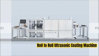 Máy phủ siêu âm cuộn để cuộn phun chính xác